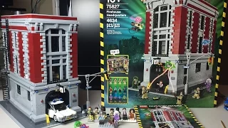 Lego Ghostbusters Firehouse Headquarters Speedbuild & Review