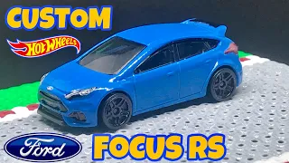 Custom Hot Wheels Ford Focus RS