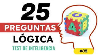 Preguntas de lógica 🔆 Test de inteligencias  🔆25 preguntas y respuestas 🔆 Trivia IQ #5