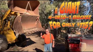 Bringing the New Bucket Home (Wheel Loader 4-in-1 Bucket Part 1)