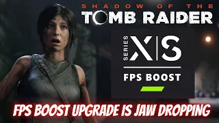 Shadow of the Tombraider | FPS BOOST 4k60 gameplay | Xbox Series X | INSANE UPGRADE