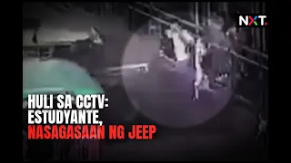 Huli sa CCTV: Estudyante, nasagasaan ng jeep | NXT