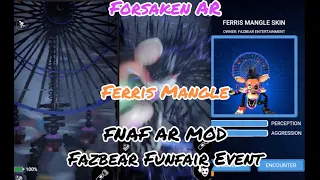 Forsaken AR | Fighting Ferris Mangle by a lure | FNAF AR MOD | Fazbear Funfair Event |