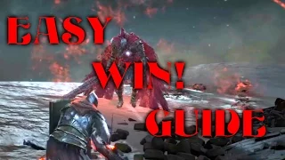 Gael The Slave Knight Easy KILL BOSS Guide!!! Dark souls 3 Ringed City DLC Boss