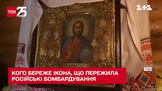 Полковник ЗСУ знайшов ікону, що пережила російські бомбардування у Бородянці