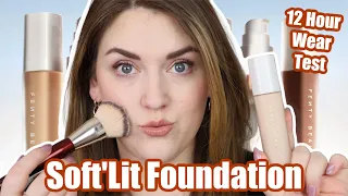 FENTY BEAUTY SOFT'LIT NATURALLY LUMINOUS HYDRATING FOUNDATION | Review and 12-Hour Wear Test