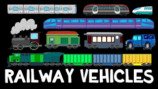 [RAILWAY] Trains for kids | Picture Show | Fun & Educational Learning Video