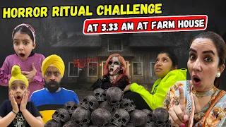 Horror Ritual Challenge At 3.33 AM At Farm House | Ramneek Singh 1313 | RS 1313 VLOGS