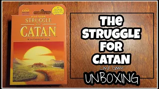 The Struggle For CATAN Card Game Unboxing