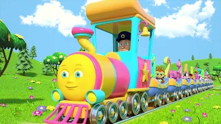 Numbers Train | Nursery Rhymes Songs for Kids | Learn to Count | Cartoons by Little Treehouse