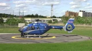 Police Eurocopter EC135 (OK-BYF) at heliport Plzeň Košutka