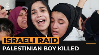 Israeli raid kills 15-year-old boy in refugee camp near Jericho | Al Jazeera Newsfeed
