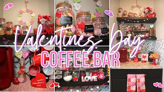 Valentines Day Coffee Bar 💝☕️ | Valentines Day 2022 Festive Decorating Ideas For Your Coffee Bar