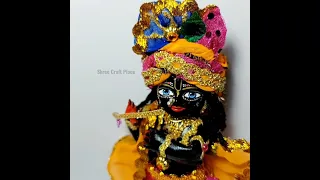 Janmashtmi special/Krishna Making With doll😍#diy#shorts#viral#shreecraftplace