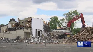 Tap House Grille building in West Springfield demolished