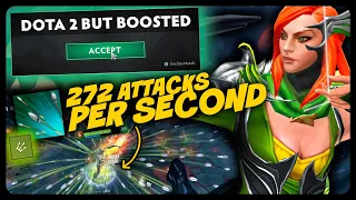 Dota 2 But Windranger Attacks 200x Per Second!!