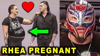 Rhea Ripley Pregnant with Dominik Mysterio's Baby as Rey Mysterio is Upset at Pregnancy - WWE News