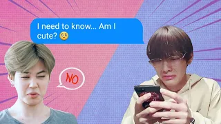 BTS Texts - Is Taehyung cute? [Vmin's Dumpling Incident 2.0]