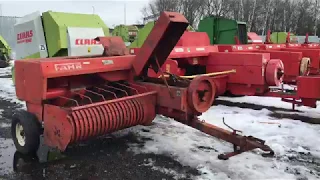 Deutz-Fahr HD300 заправка шпагата в пресс-подборщик