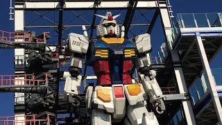 Gundam Factory Yokohama real size Moving Mobile Suit