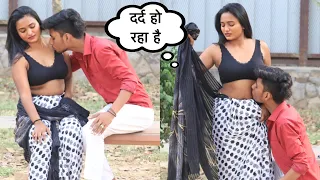 सविता भाभी ने बताया बच्चे कैसे होते हैं Gone Real Kissing || Harsh Prank