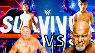 WWE Goldberg VS Brock Lesnar Survivor Series Full Match. #wrestling #dpboyzz