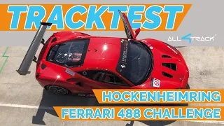 Tracktest - Ferrari 488 Challenge - Hockenheim GP - Onboard with Daniel Schwerfeld | all4track