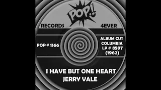 I HAVE BUT ONE HEART, Jerry Vale, (Columbia LP #8597) 1962