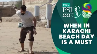 When in Karachi, Beach Day is a must ☝️ 🏖️ | Islamabad United | HBL PSL 8 | MI2T