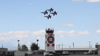 Blue Angels Airshow Practice at El Centro Thursday 3-7-24