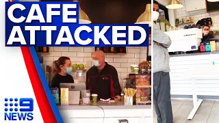 Cafe owner abused by anti-vaxxer | Coronavirus | 9 News Australia