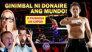 👊🇵🇭DONAIRE, GINIMBAL ANG MUNDO! TATLONG BESES PINABAGSAK ANG UNDEFEATED CHAMPION