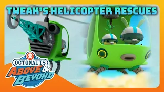 Octonauts: Above & Beyond - 🚁 Tweak & Friends Helicopter Rescues ⛑️ | Compilation | @Octonauts​