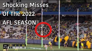 Shocking Misses Of The 2022 AFL SEASON