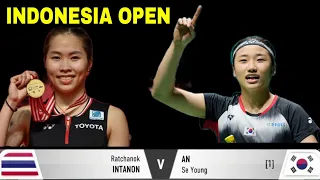 AMAZING! AN Se Young(KOR) vs RATCHANOK Intanon (THAI) | Indonesia Open Throwback