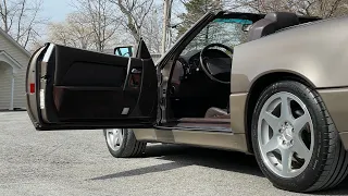 1991 500SL Cold Start, Equipment Test, and Drive