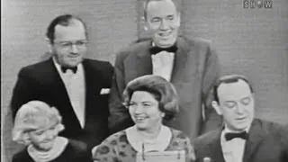 What's My Line? - The panelists' spouses; Tony Randall [panel] (Dec 25, 1960)