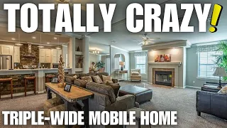 Guaranteed to AMAZE you once we step inside this GIGANTIC triple wide mobile home!