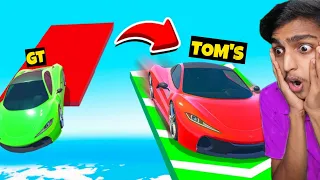 GTA 5 : My Friend USED BOOSTER JUMP HACK TO WIN 😤😤 !! MALAYALAM