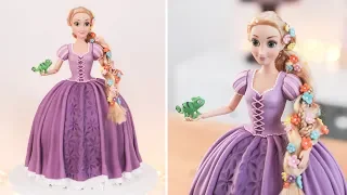 RAPUNZEL Doll Cake - TANGLED - Tan Dulce