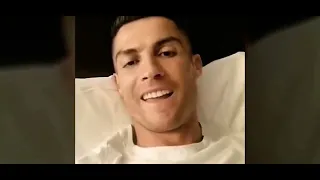 Ronaldo saying “yes I am the goat”