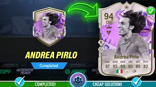 94 Ultimate Birthday Icon Andrea Pirlo SBC Completed - Cheap Solution & Tips - FC 24