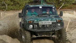 Не простой OFF ROAD по песочку БОРОДАЧ обнаружен День Рождения УАЗ-КЛУБа 15 лет (часть-1)