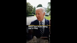 Biden says Putin losing war in ‘Iraq’, in latest slip-up | AJ #shorts