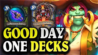 10 Decks to Try Day One for Voyage in to the Sunken City