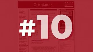 Oncotarget | Oncotarget's Top-10 Most-Viewed Papers in 2021