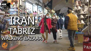 Iran Walking Tour in Tabriz City walk on Grand Bazaar Street Iran 2022 walk 4k