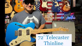 Fender 72’ Telecaster  Thinline Classic Serious MIM Review and Demo ￼￼@fender