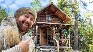 Overnight In A Cozy Old Trappers Cabin