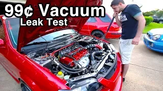 Cheapest Vacuum Leak Test Ever [ 99¢ Diagnosis // Automotive Boost Problems ]